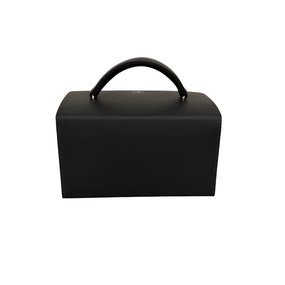 RARE Hermes Petite H Crocodile Minaudiere Box Bag Black Grey Exotic - Picture 14 of 16